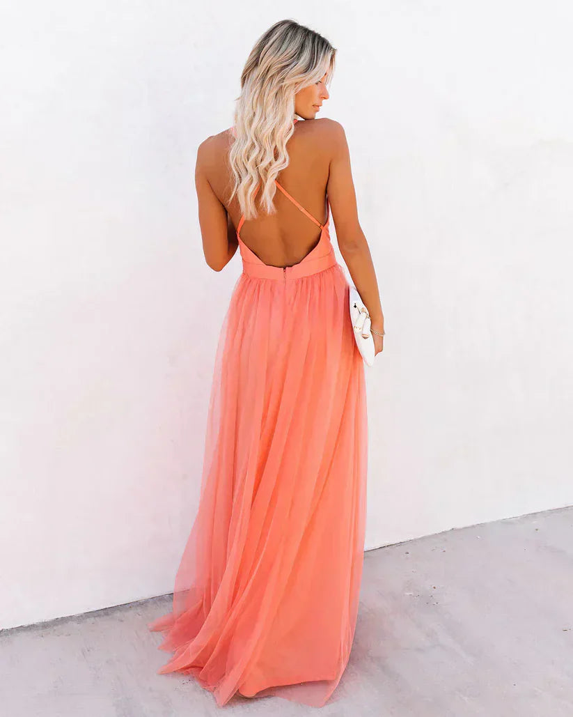 Lilibeth – Rochie Lungă Înflorire Delicată