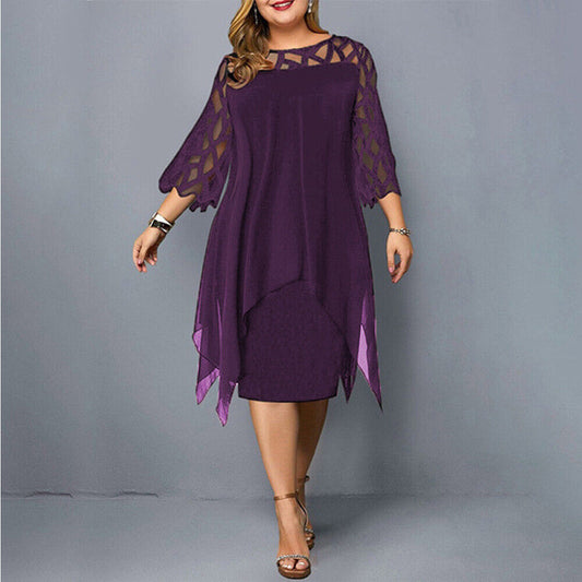 Annika – Rochie cu mâneci decupate și croială feminină