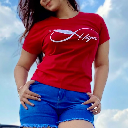 Tricou Roșu „Hope”